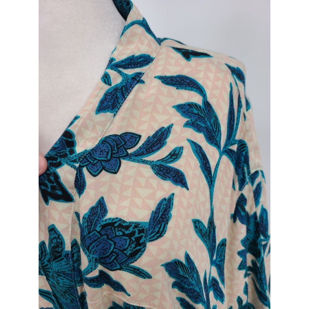 Anthropologie Resort Floral Cardigan One Size Layering Beach Andersen & Lauth - Picture 3 of 12